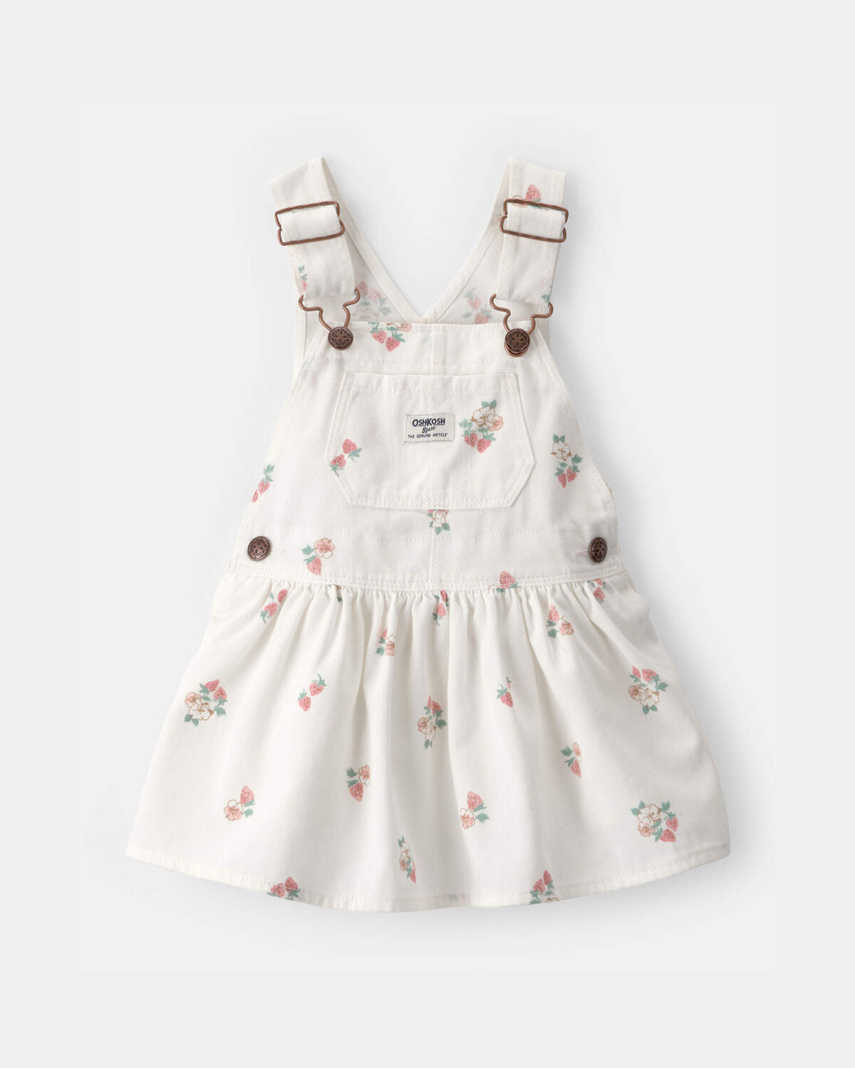 Baby Girl Strawberry Skirtall - White | Carter's Inc