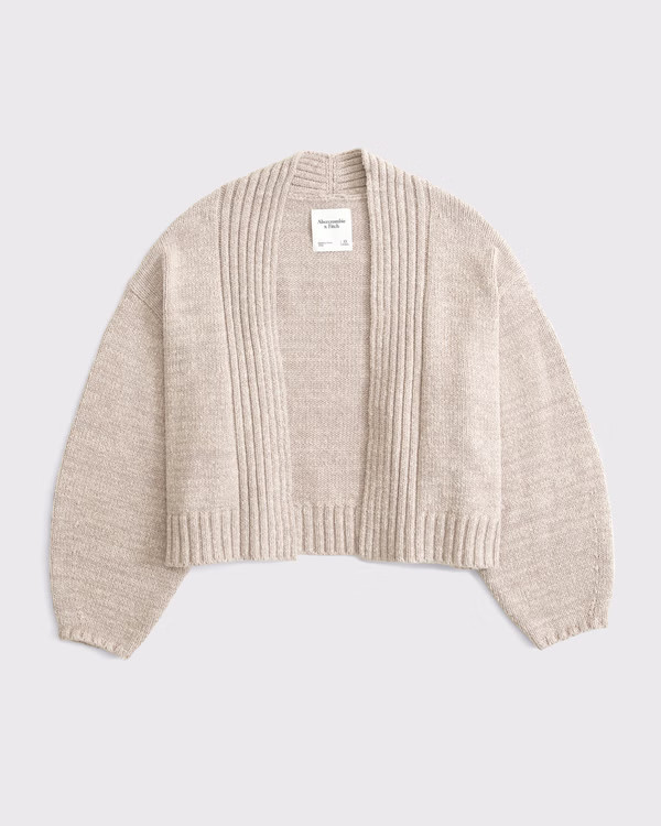Barrel Sleeve Non-Closure Cardigan | Abercrombie & Fitch (US)