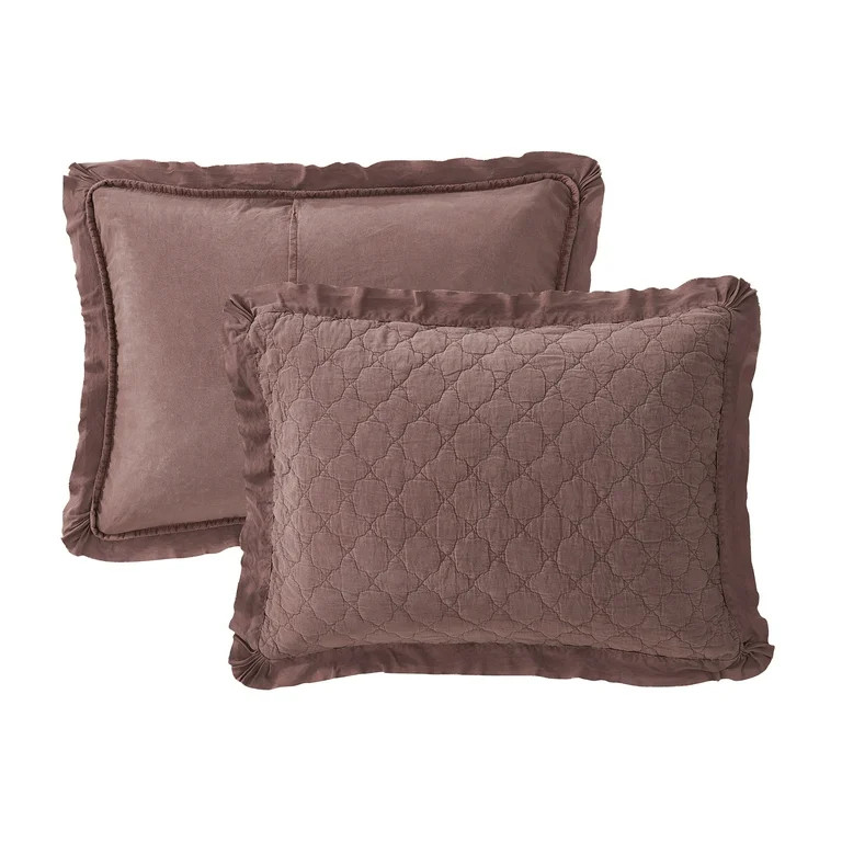 My Texas House Penelope Brown Adult 3-Piece Quilt Set, Full/Queen | Walmart (US)