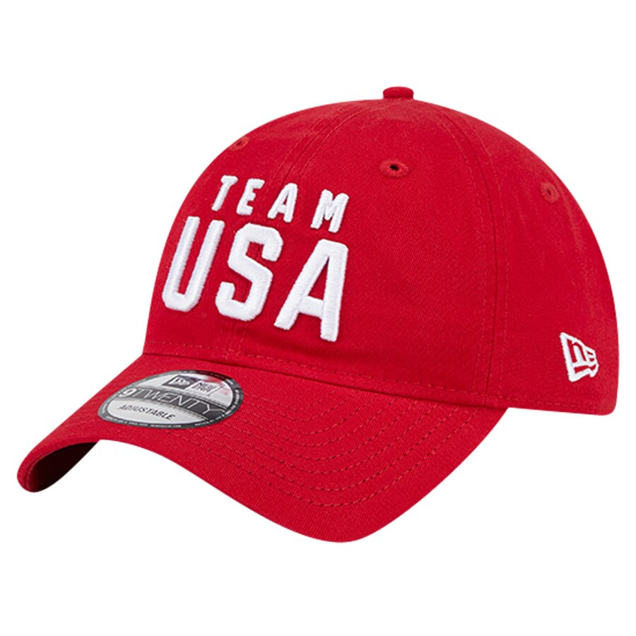 Team USA New Era Chant 9TWENTY Adjustable Hat - Red | Fanatics