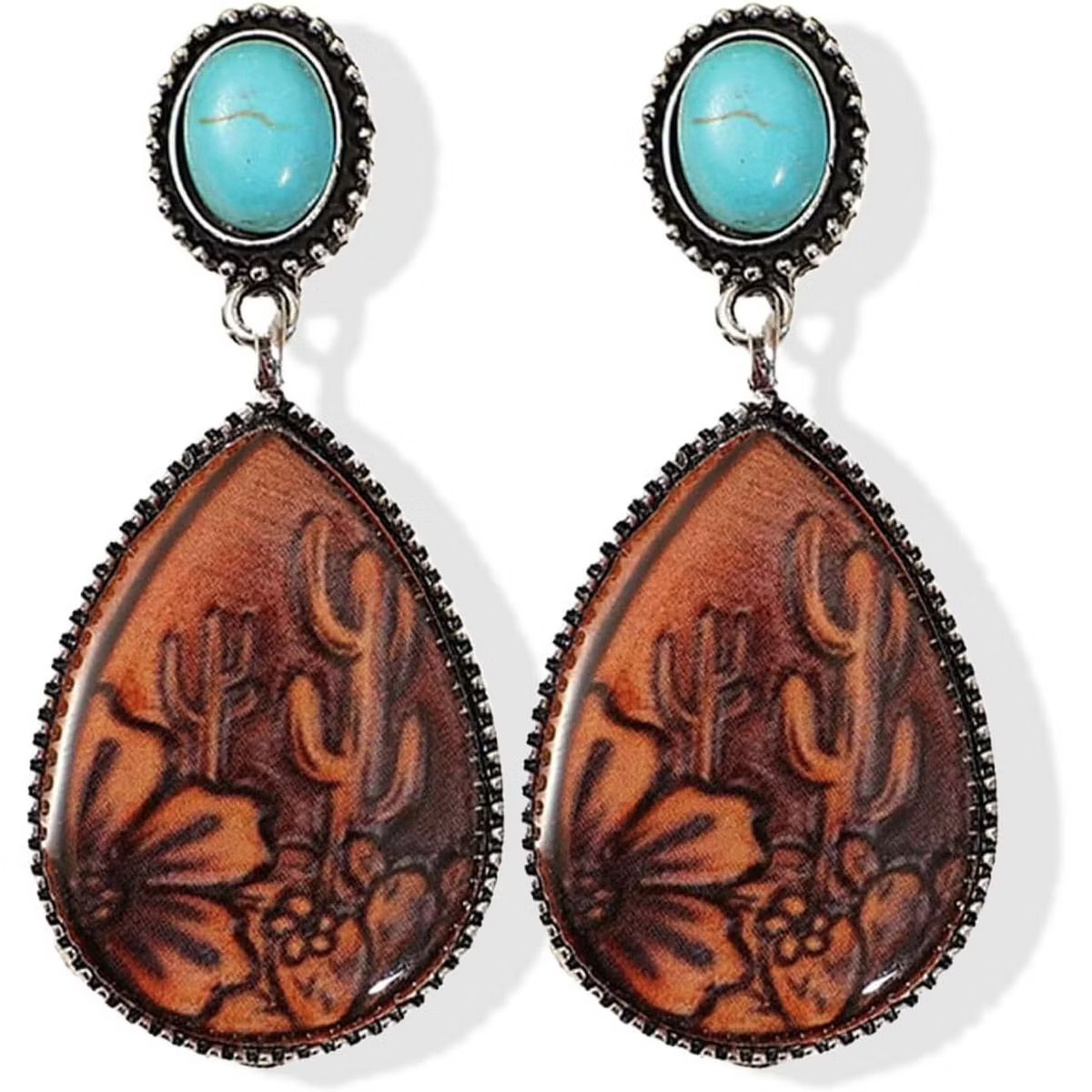 Turquoise Western Earrings for Women | Lightweight Country Festival Jewelry | Target