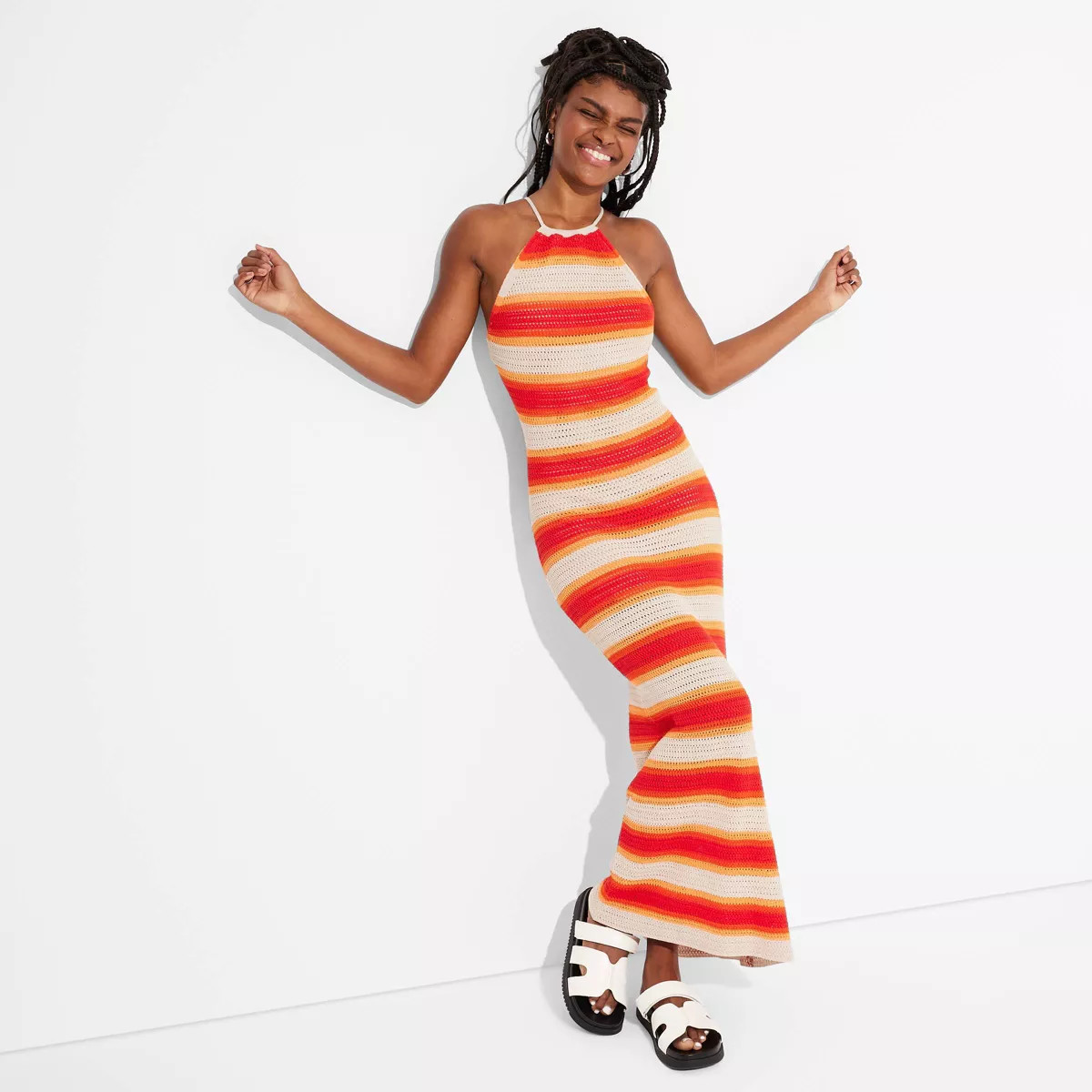 Women's Halter Sweater Maxi Dress - Wild Fable™ | Target