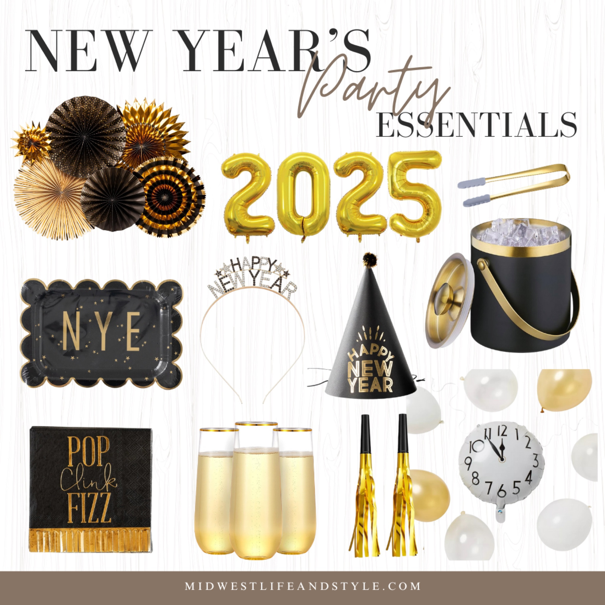 Celebrate New Year’s Eve In style with these party decor essentials. 

#LTKHoliday #LTKParties #LTKSeasonal