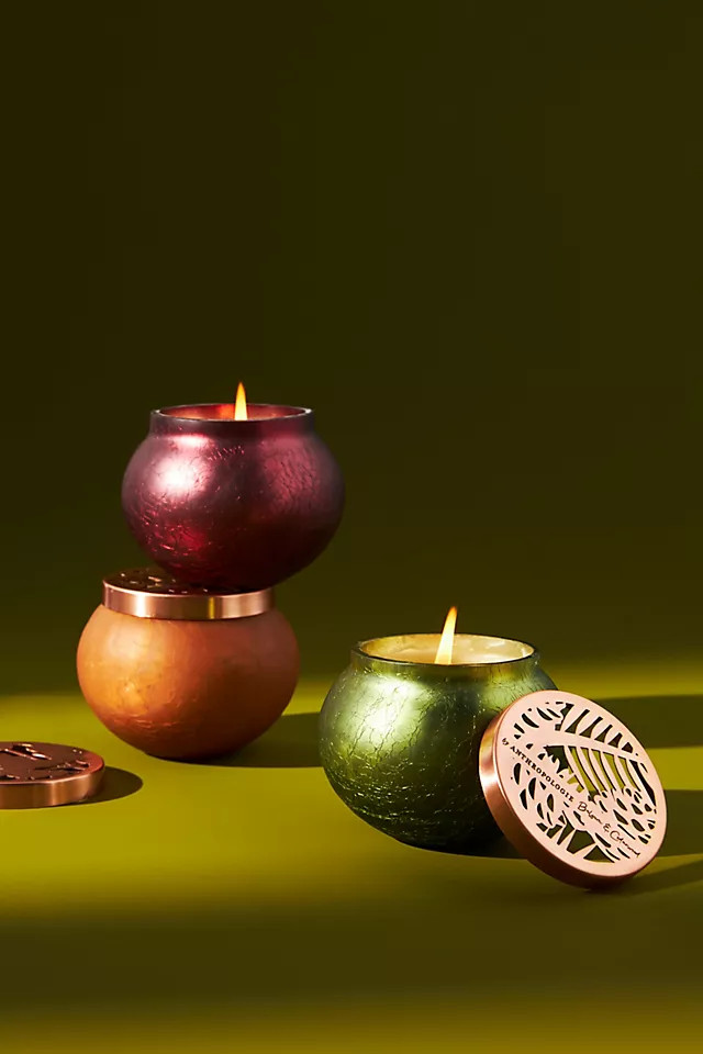Aurelie Mini Glass Jar Candle | Anthropologie (US)
