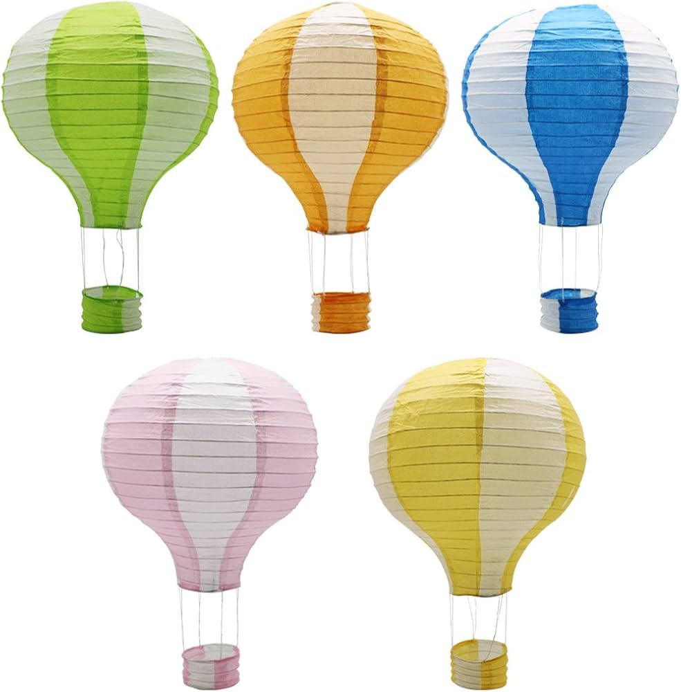 ADLKGG Hanging Hot Air Balloon Paper Lanterns Set Party Decoration Birthday Wedding Christmas Par... | Amazon (US)