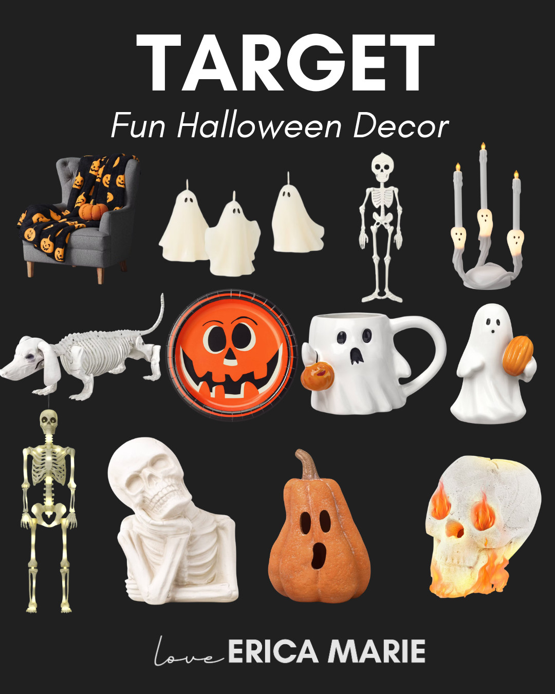Add more fun to your Halloween decor with these finds! There are so many cute and spooky items to choose from. Plus, the skeleton prop is finally back, it was completely sold out last year!

#LTKhome #LTKSeasonal #SpookySeason #HalloweenDecor #HalloweenHome #SpookyAesthetic #HalloweenFinds #FallDecor #HomeDecorInspo  

 #LTKSeasonal #LTKHome #LTKSaleAlert