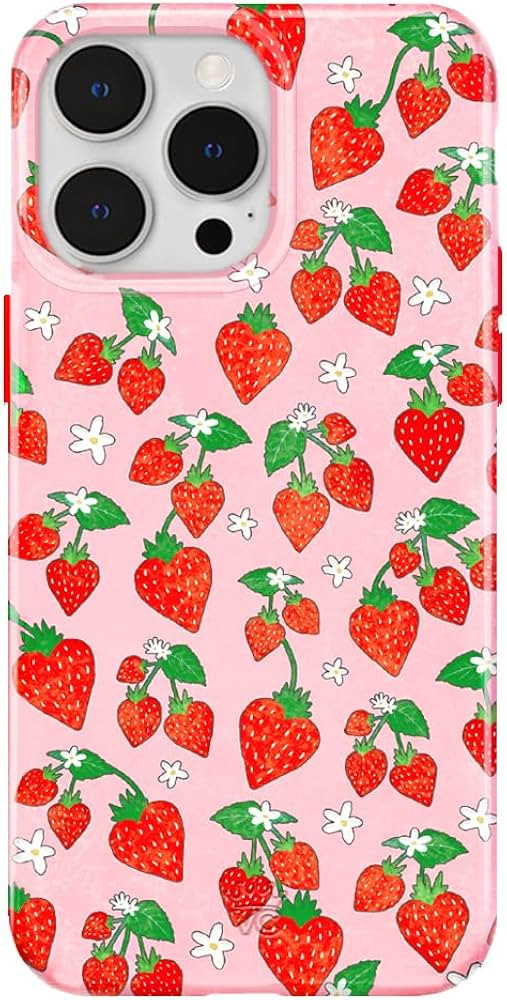 VELVET CAVIAR for iPhone 14 Pro Max Case - Compatible with MagSafe - 10ft Drop Tested - Strawberr... | Amazon (US)