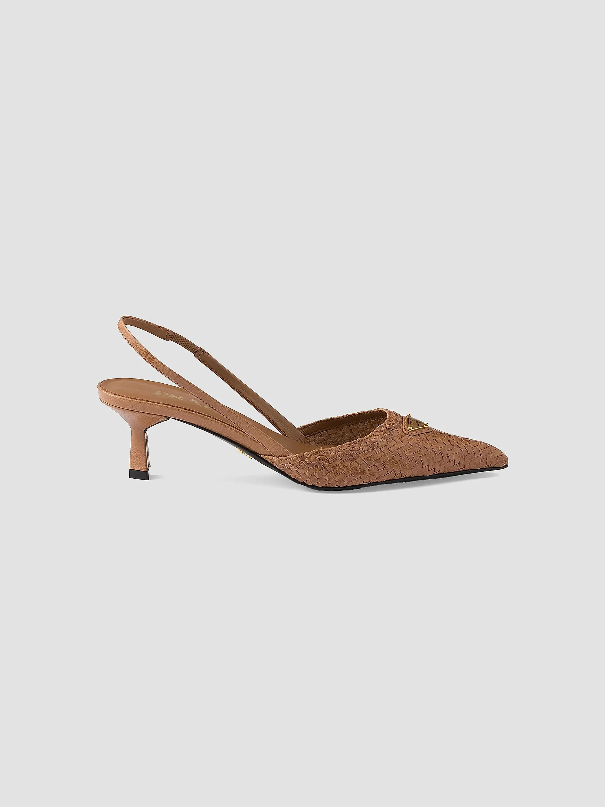 Woven Leather Slingback Pumps | Saks Fifth Avenue