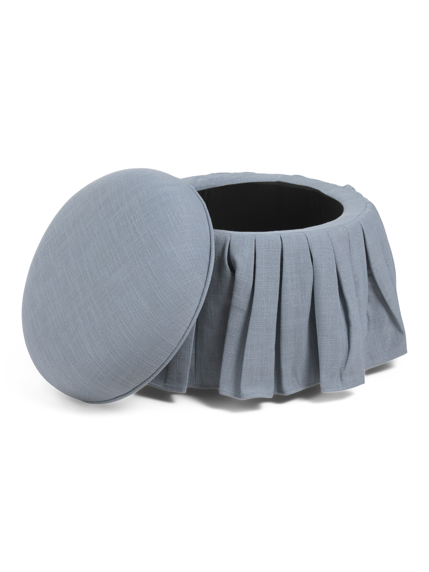 20in Emily Round Storage Ottoman | TJ Maxx