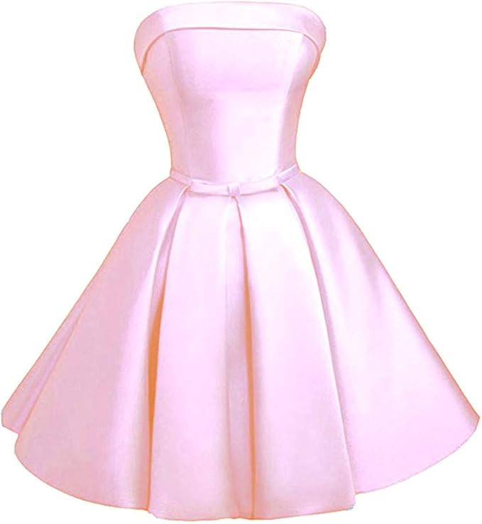 Snow Lotus Women's a Pendulum That Wipe a Bosom Bridesmaid Homecoming Dress | Amazon (US)