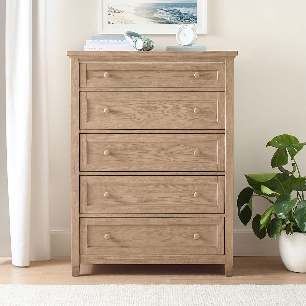 Beadboard Chest of Drawers, 5-Drawer (36w x 19d") | Pottery Barn Teen