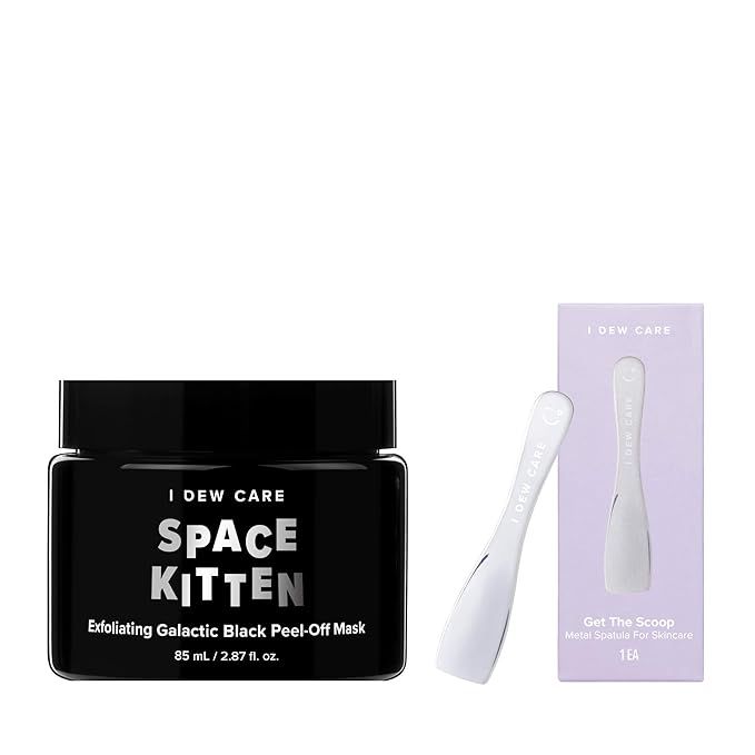 I DEW CARE Space Kitten Get The Scoop | Charcoal Face Mask Exfoliating Galactic Black Peel-off Fa... | Amazon (US)