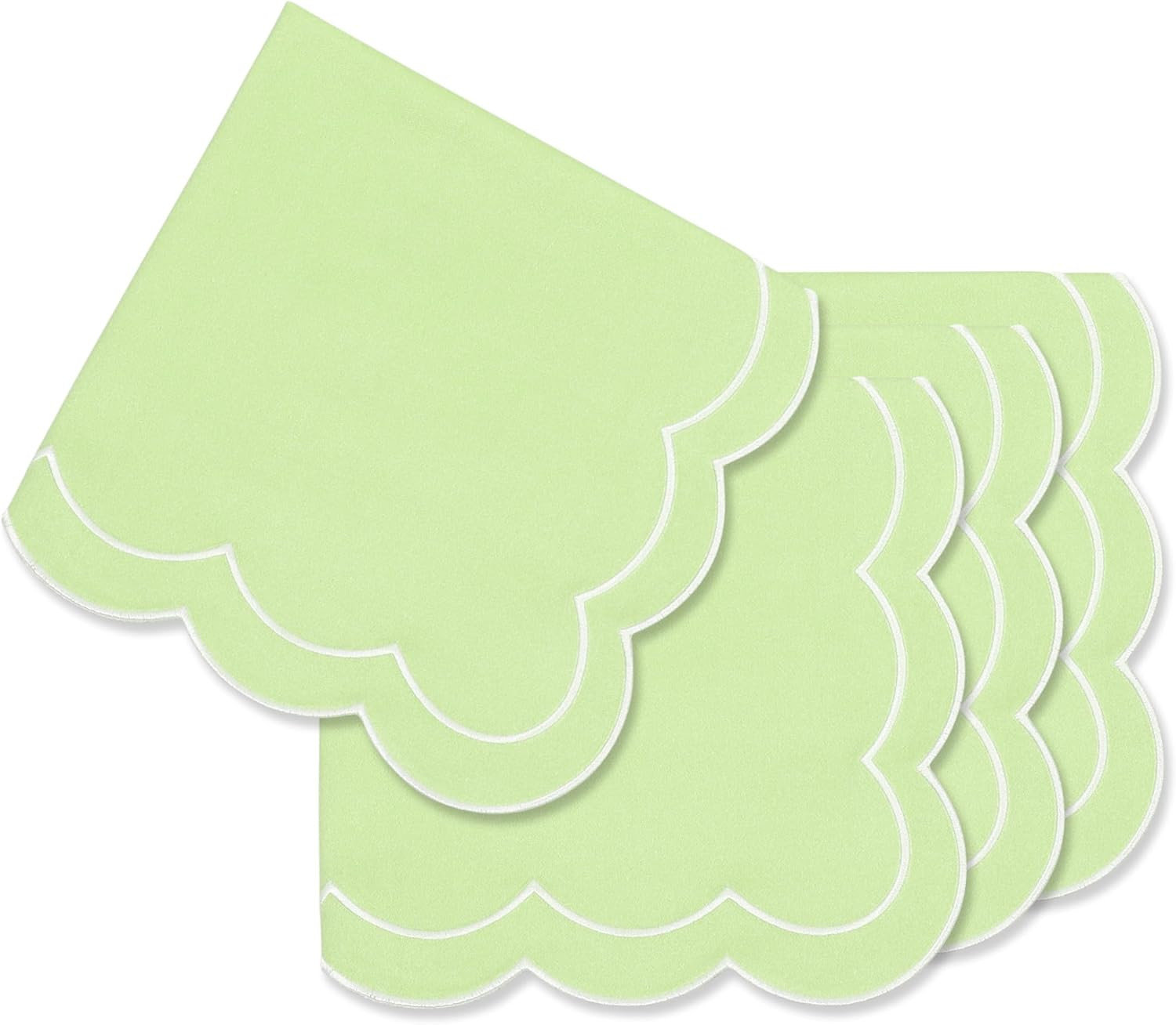 Hofdeco Premium Coastal Patio Indoor Outdoor Napkin Set of 4, 20”x20” Washable Dinner Napkins... | Amazon (US)
