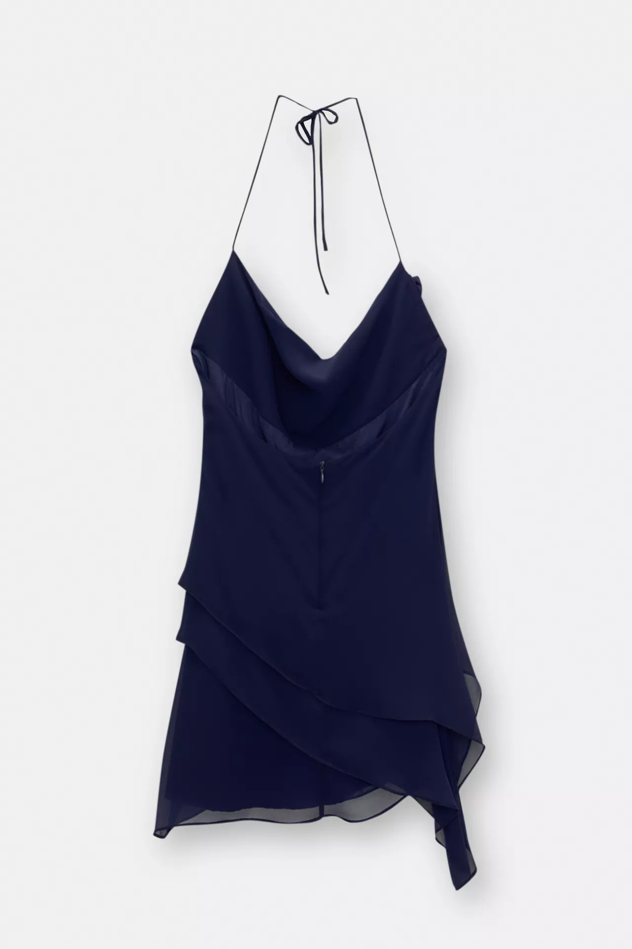 Short draped dress with flower detail | PULL and BEAR UK