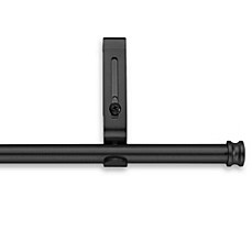 Cambria® Classic Complete® Decorative Drapery Rod in Satin Black | Bed Bath & Beyond