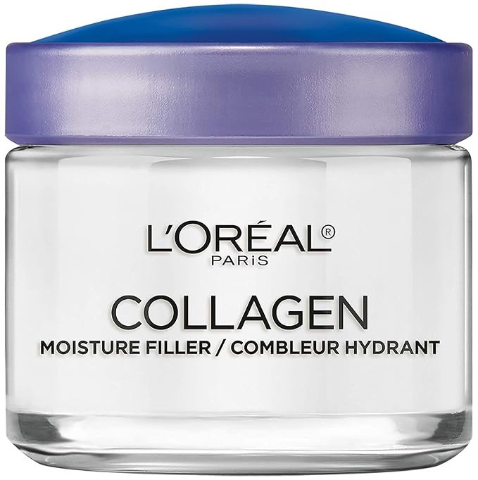 L'Oreal Paris Collagen Daily Face Moisturizer, Reduce Wrinkles, Face Cream 3.4 oz       Add to Lo... | Amazon (US)