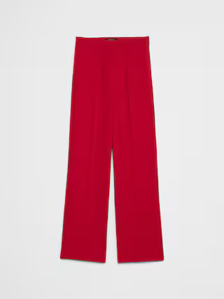 Straight Ponte Pull-On Pant | Banana Republic Factory