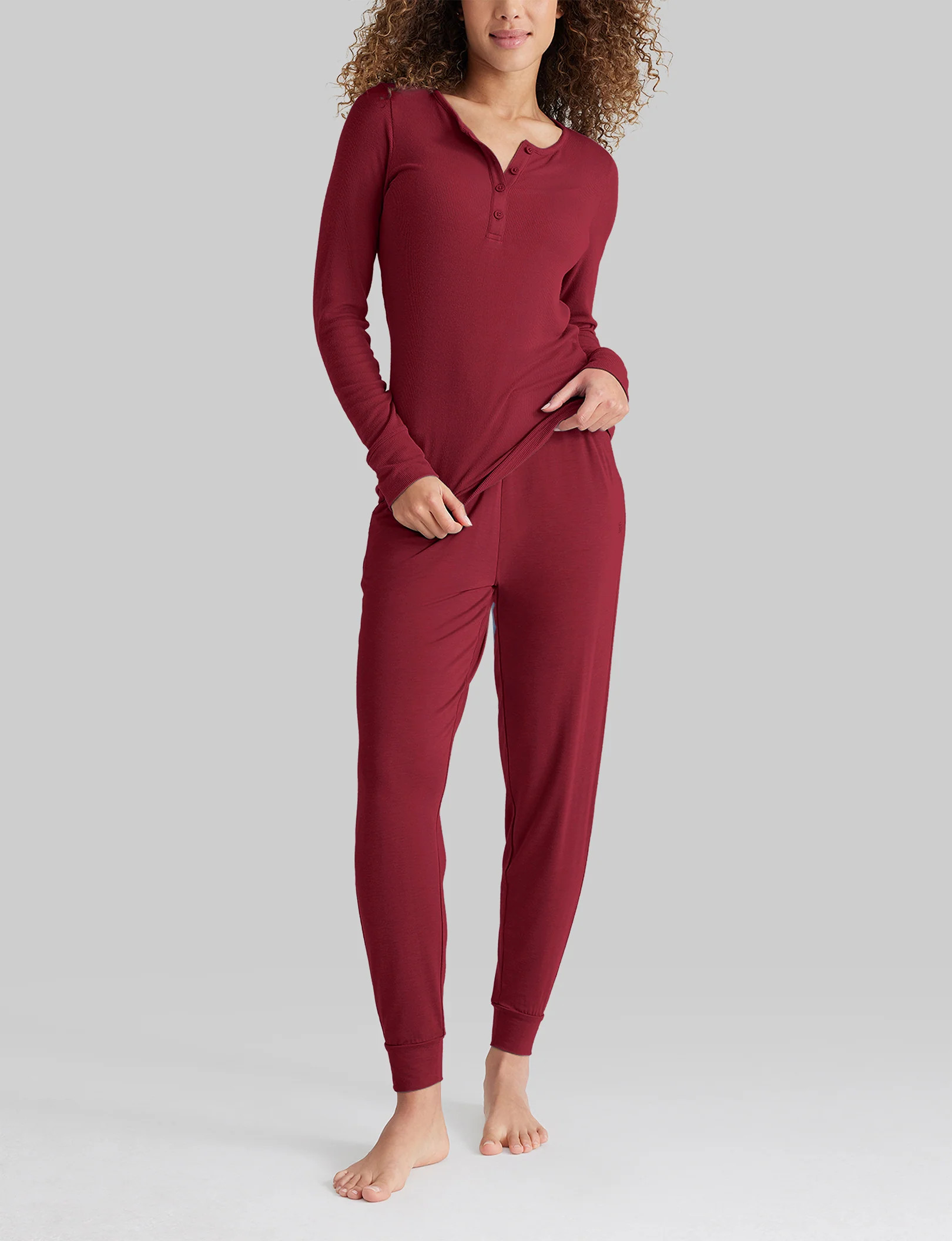 Women's Downtime Henley & Jogger Set | Tommy John