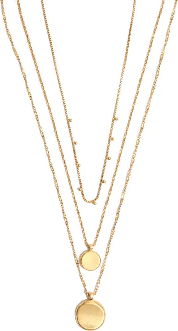 Madewell Coin Layered Necklace | Nordstrom | Nordstrom