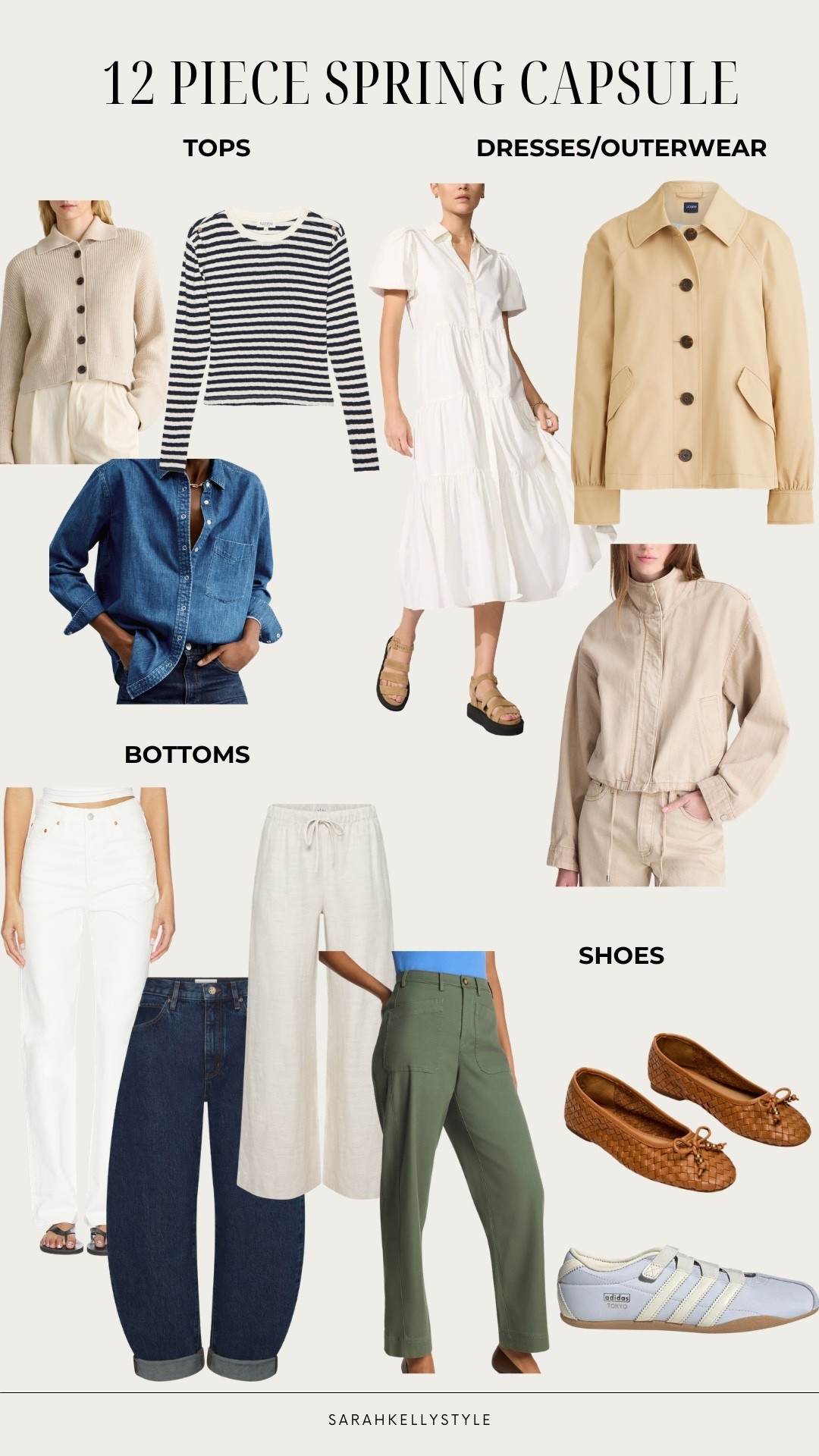 A breakdown of my 12 piece spring capsule wardrobe🌸

#LTKOver40 #LTKootd #LTKSeasonal