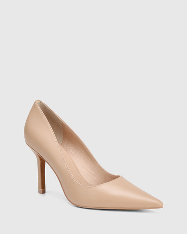 Quendra New Flesh Leather Stiletto Heel Pump | Wittner