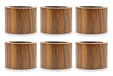 DII Rustic Chic Napkin Rings for Dinner Parties, Weddings Receptions, Family Gatherings, or Everyday | Amazon (US)