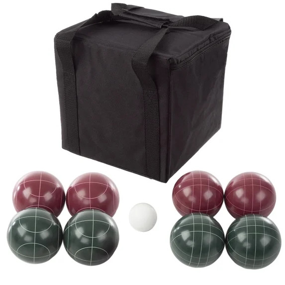 Trademark Games Regulation Bocce Ball Set with 8 Balls, Pallino, and Case | Walmart (US)