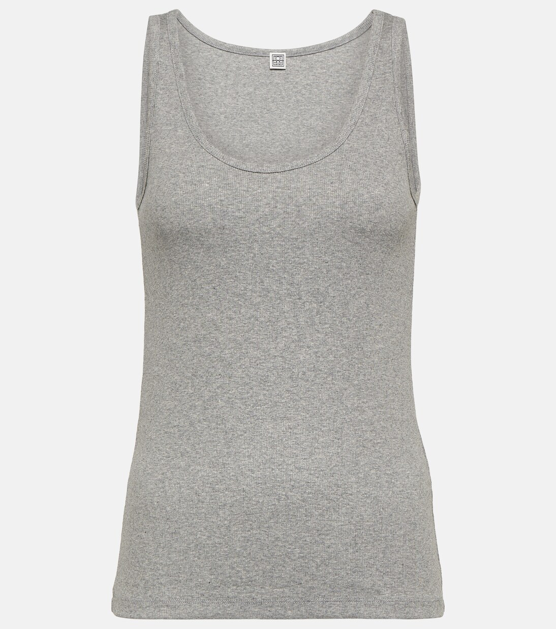 Ribbed-knit cotton-blend jersey tank top | Mytheresa (US/CA)