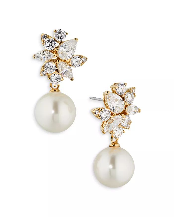 Chiara Stone Cluster & Imitation Pearl Drop Earrings | Bloomingdale's (US)