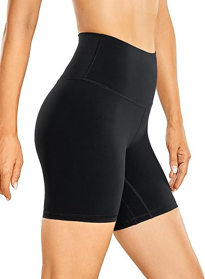 CRZ YOGA Women's Naked Feeling Biker Shorts - 3'' / 4'' / 6'' / 8'' / 10'' High Waisted Yoga Work... | Amazon (US)