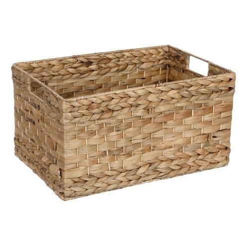16" Woven Hyacinth Storage Basket - Natural-Natural-9409145950318   | Burkes Outlet | bealls
