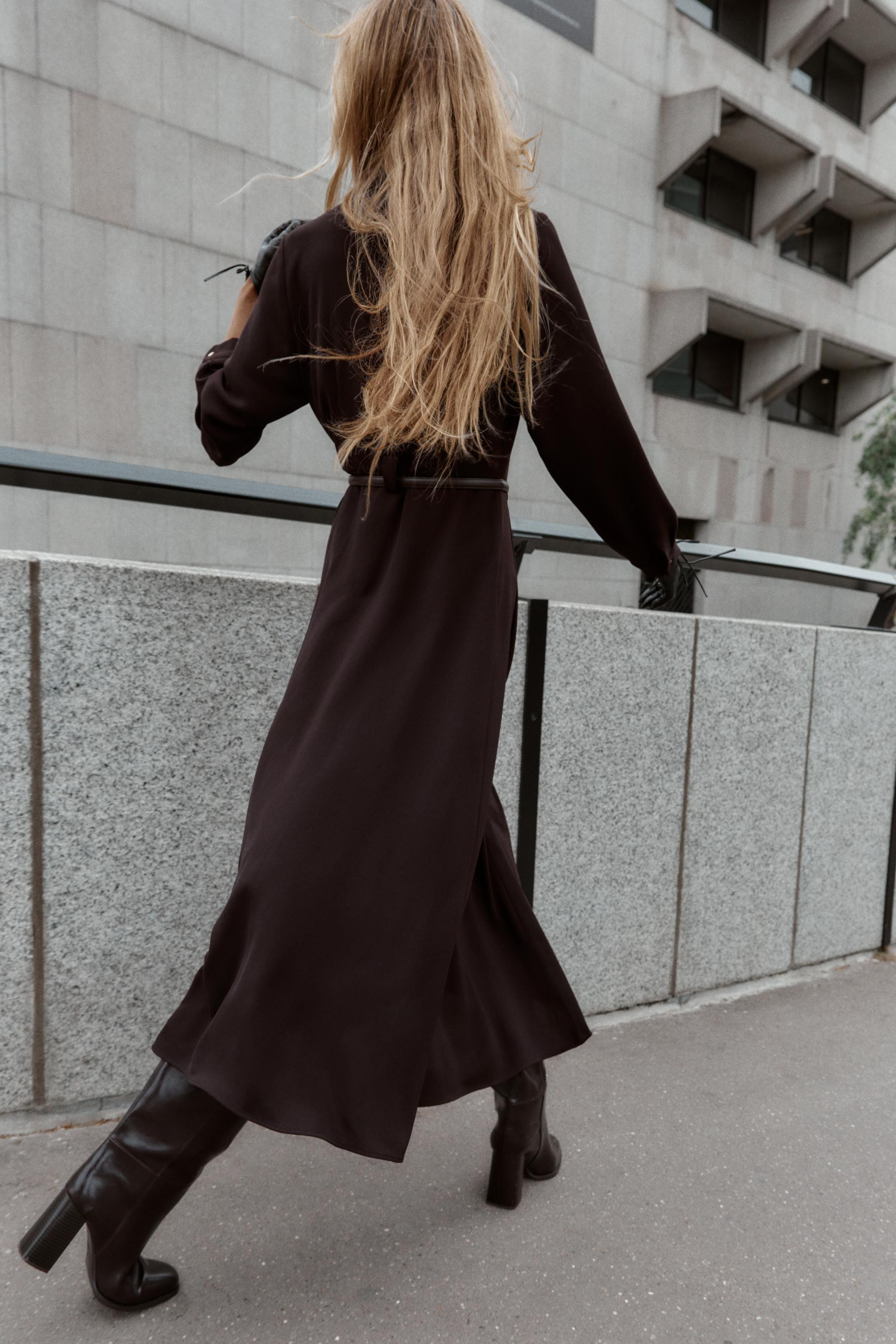 BELTED MIDI SHIRTDRESS | Zara US