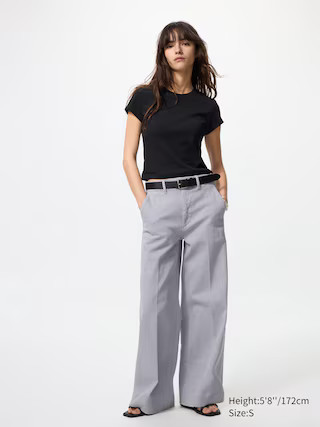 WOMEN'S WIDE TROUSER JEANS | UNIQLO AU | Uniqlo Australia