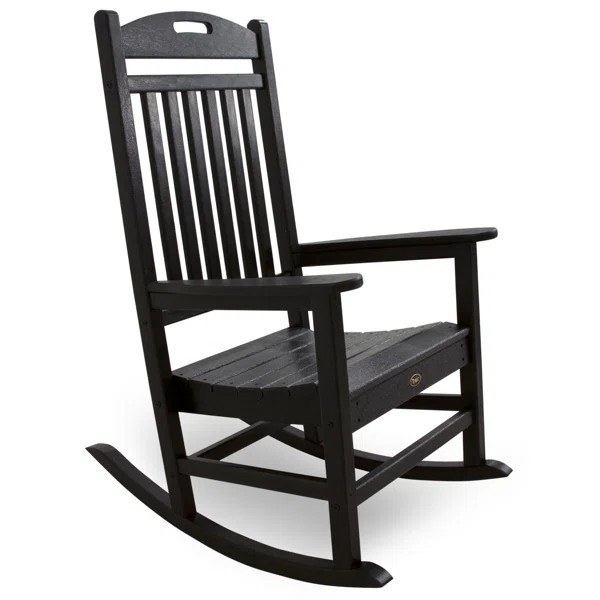 Outdoor Yacht Club Rocking Plastic Chair | Wayfair North America