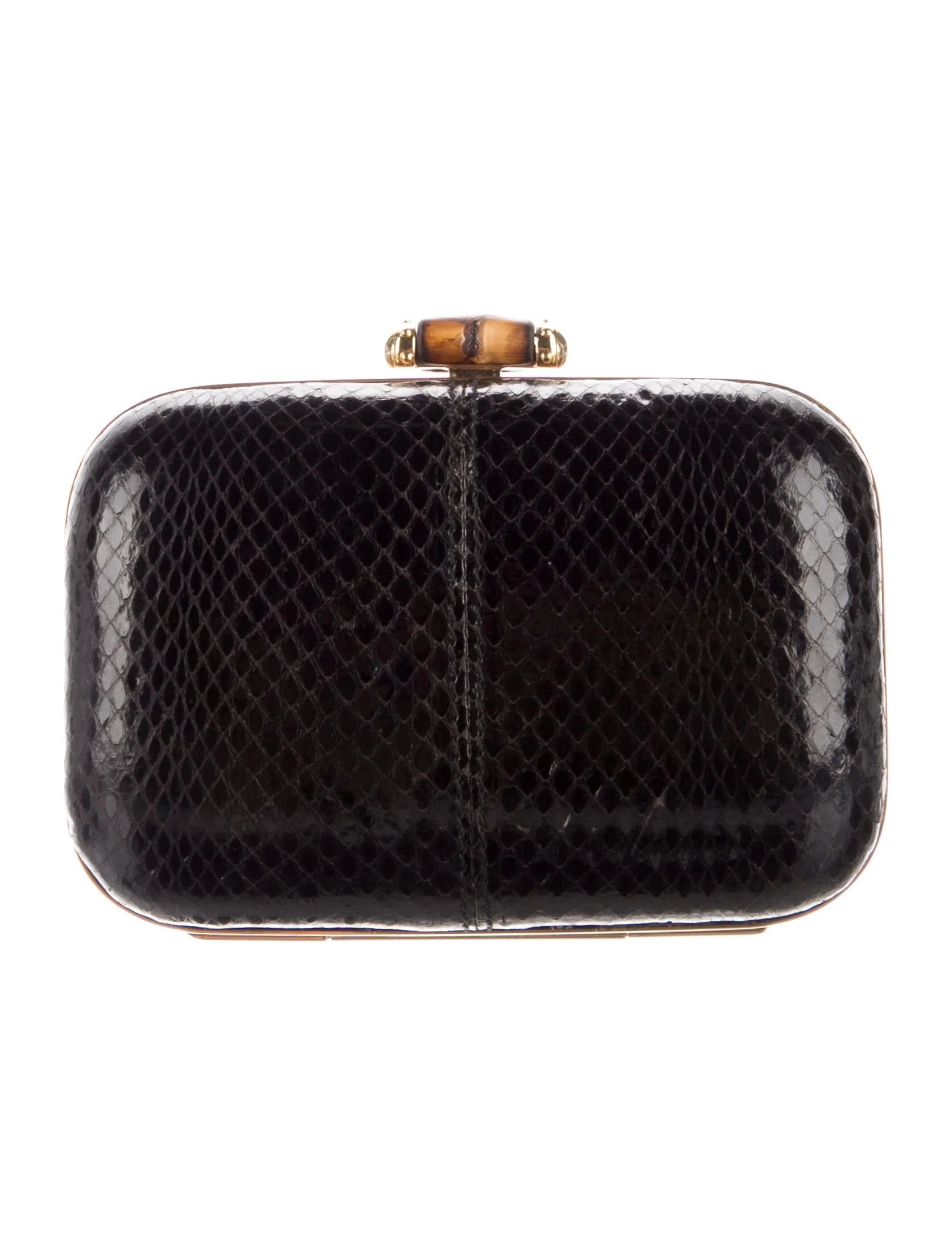 Python Bamboo Broadway Clutch | The RealReal