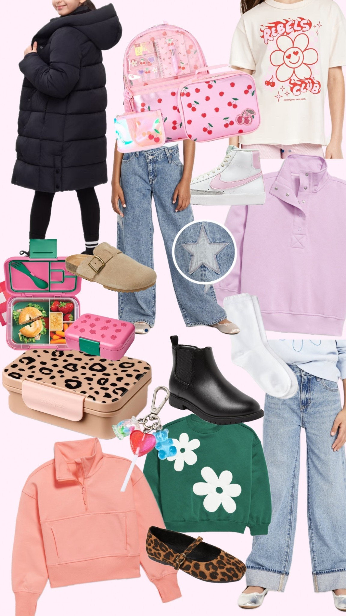 Girl back to school roundup. Affordable clothes, shoes, lunchboxes and more! Back to school sales are in full swing, take advantage early! 

#LTKSaleAlert #LTKKids #LTKFamily