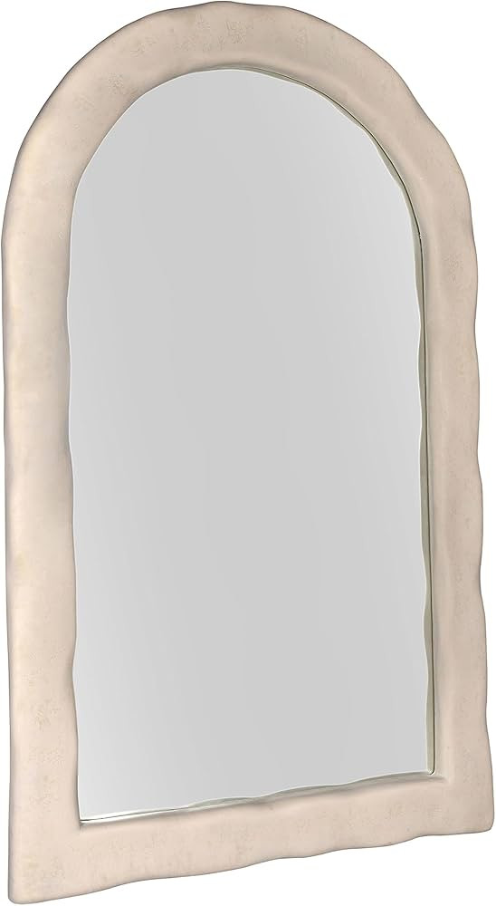 Cream Textured Floor Mirror | Amazon (US)