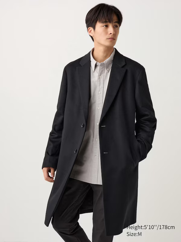 Wool Cashmere Chesterfield Coat | UNIQLO (US)