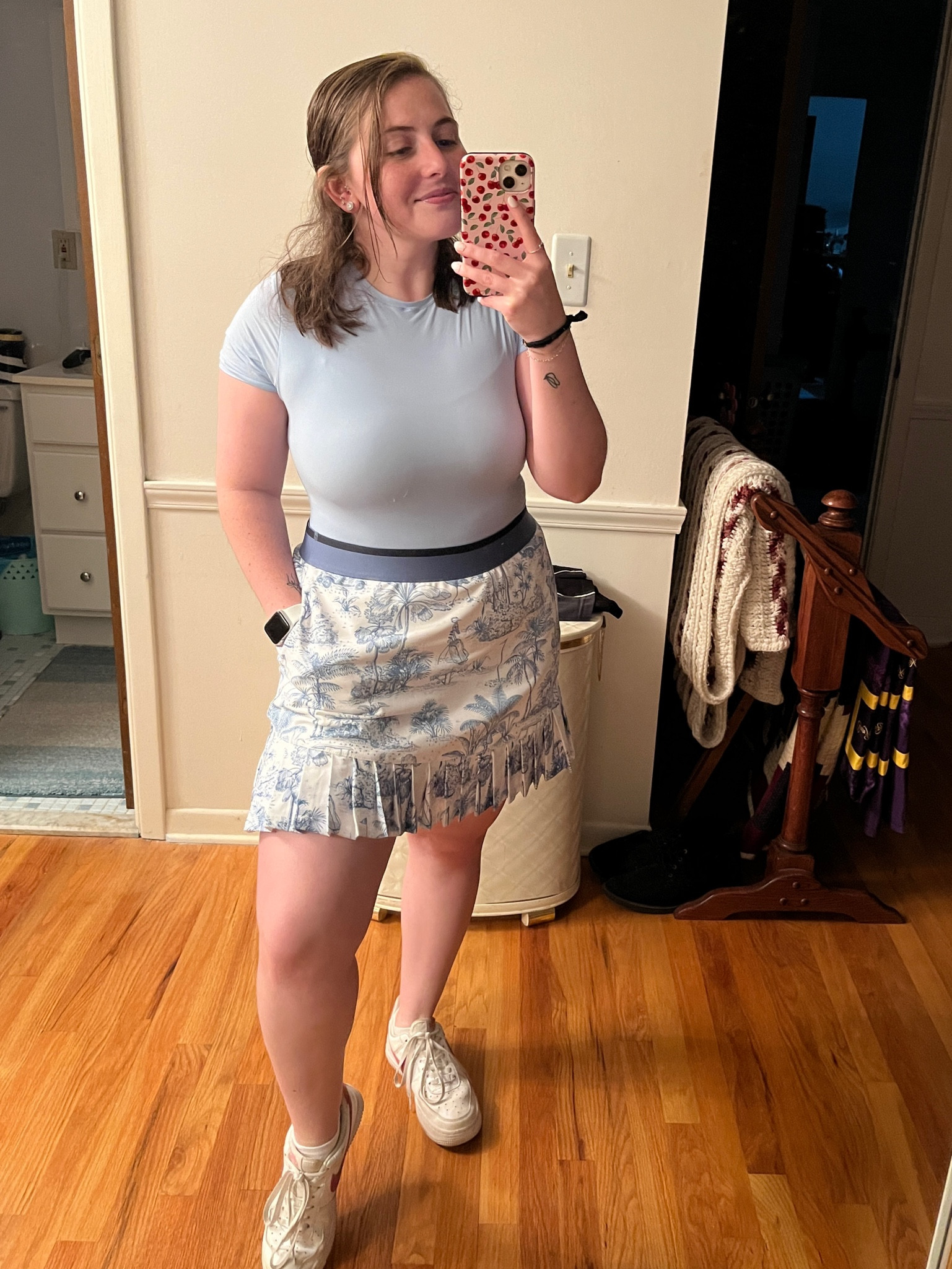 Obsessed is an understatement when it comes to my new golf skirt🩵

#LTKMidsize #LTKSeasonal #LTKFitness