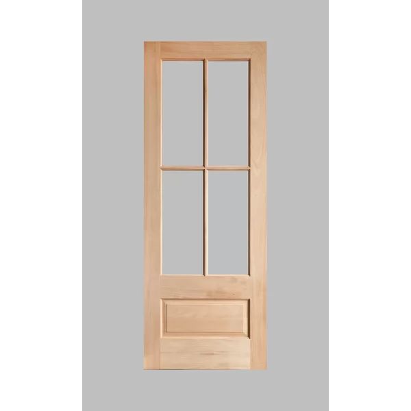 Prestige Entries Unfinished Mahogany Prehung Front Entry Doors | Wayfair North America
