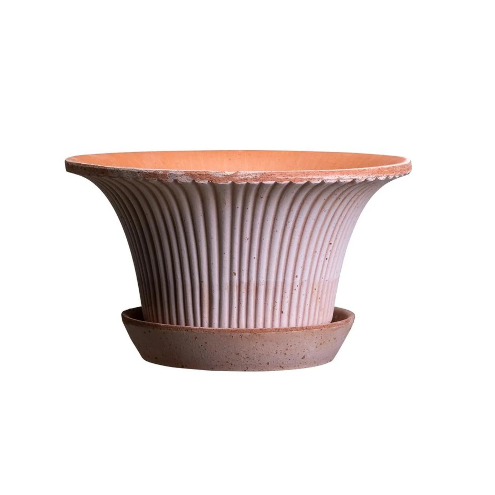 Fluted Terracotta Pot | Brooke & Lou | Brooke and Lou