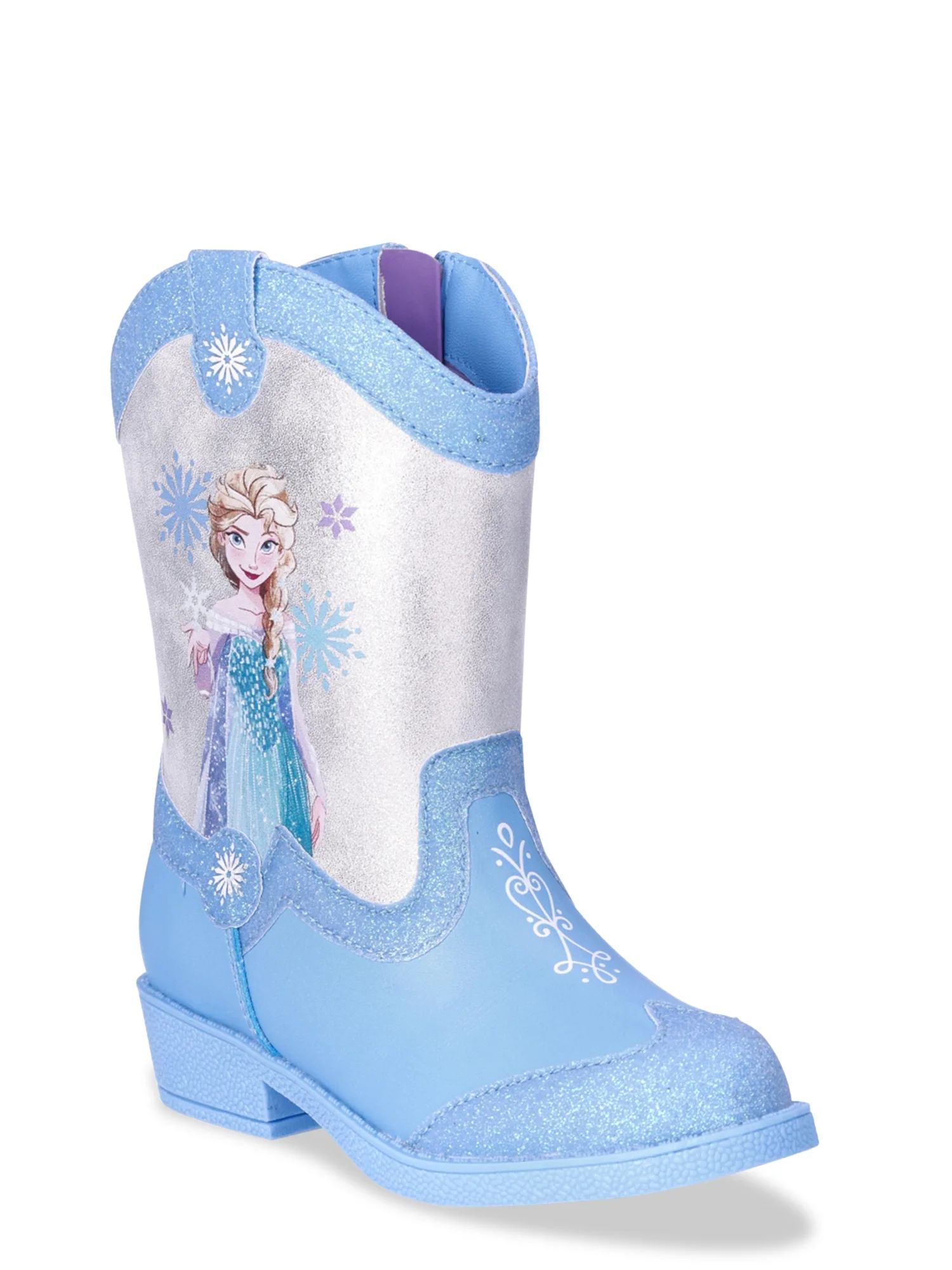 Disney Frozen Toddler Girls Cowgirl Boots, Sizes 7-12 - Walmart.com | Walmart (US)