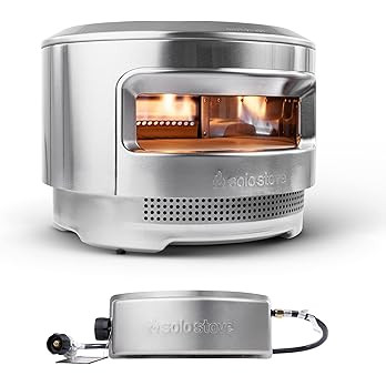 Solo Stove Pi Pizza Oven, Wood & Gas Burner | Incl. Stainless Steel Outdoor Pizza Maker, Wood Bur... | Amazon (US)