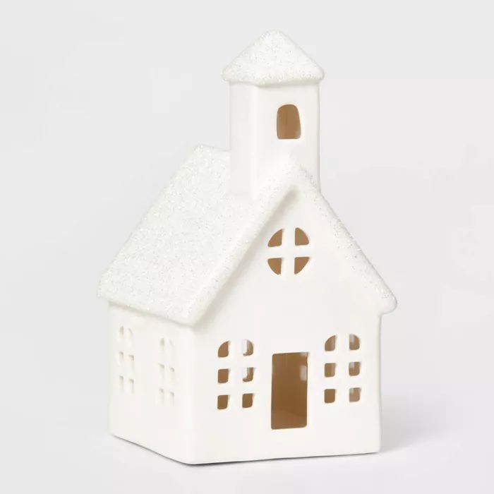 Ceramic Church Decorative Figurine White - Wondershop&#8482; | Target