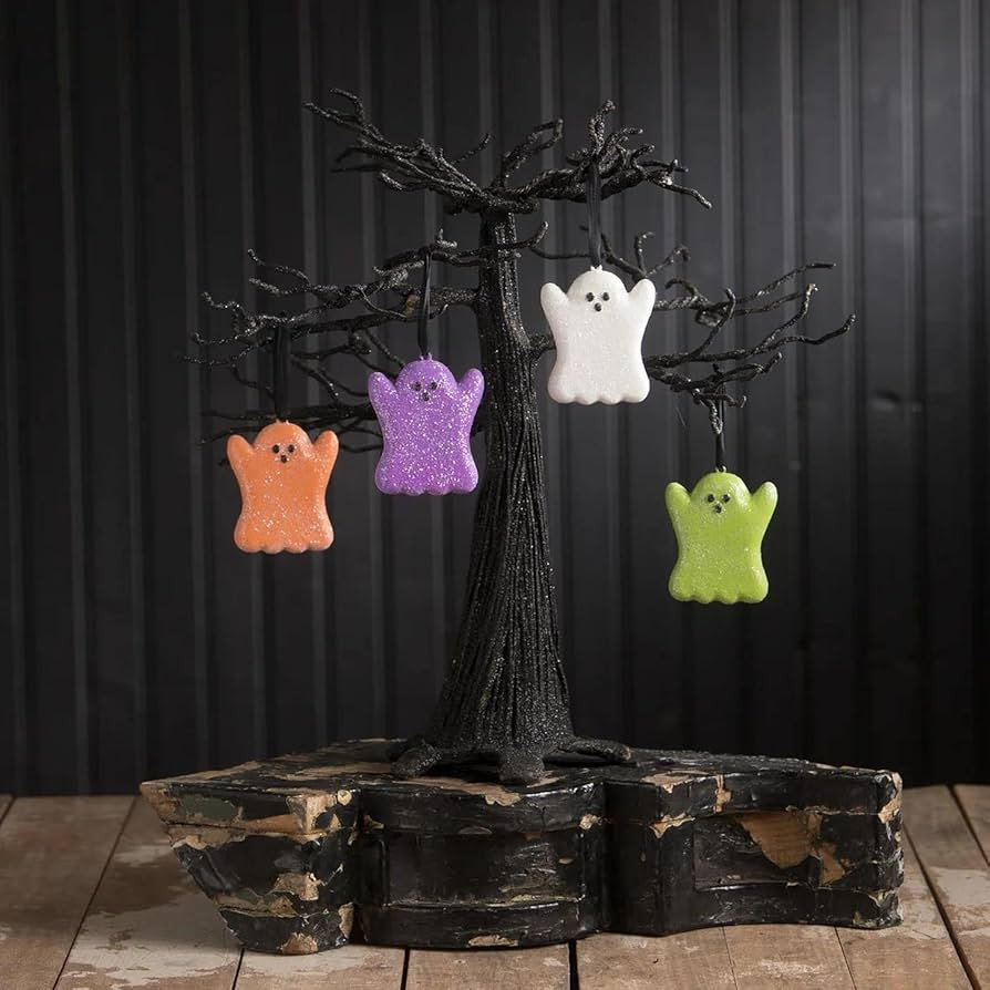 Bethany Lowe Ghost Peep Ornaments, Set of 4 (PE1111) | Amazon (US)