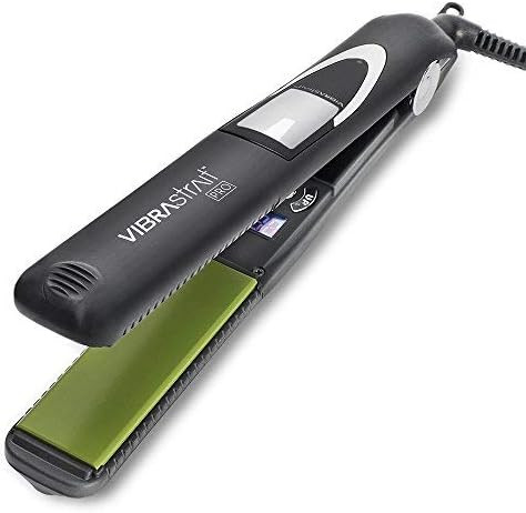 Vibrastrait Pro Vibrating Ceramic Tourmaline Ionic Flat Iron, 1-inch - Fast, Frizz-Free Ceramic Hair | Amazon (US)