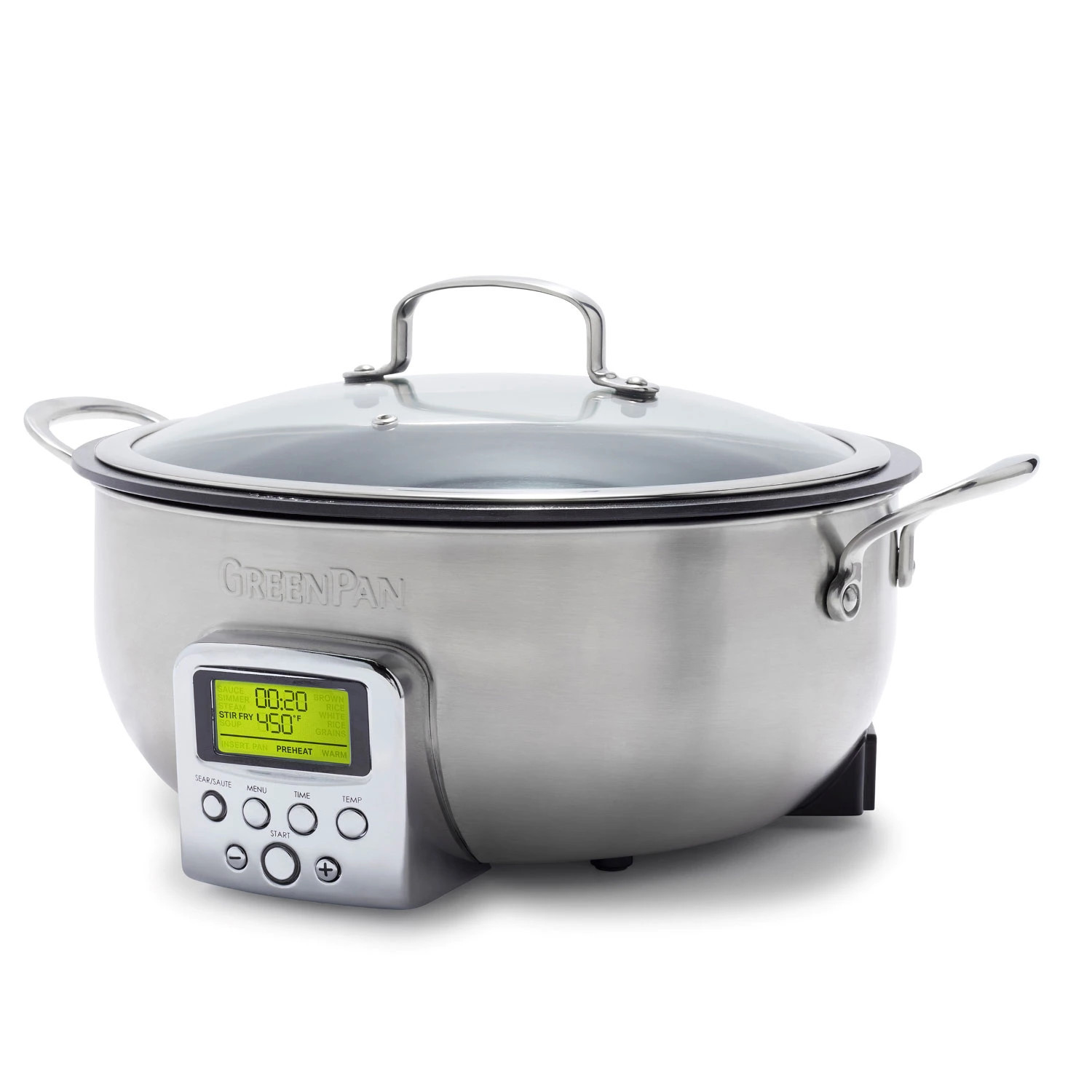 GreenPan Elite Essential Smart Nonstick Skillet- Stainless:- Stainless | Sam's Club