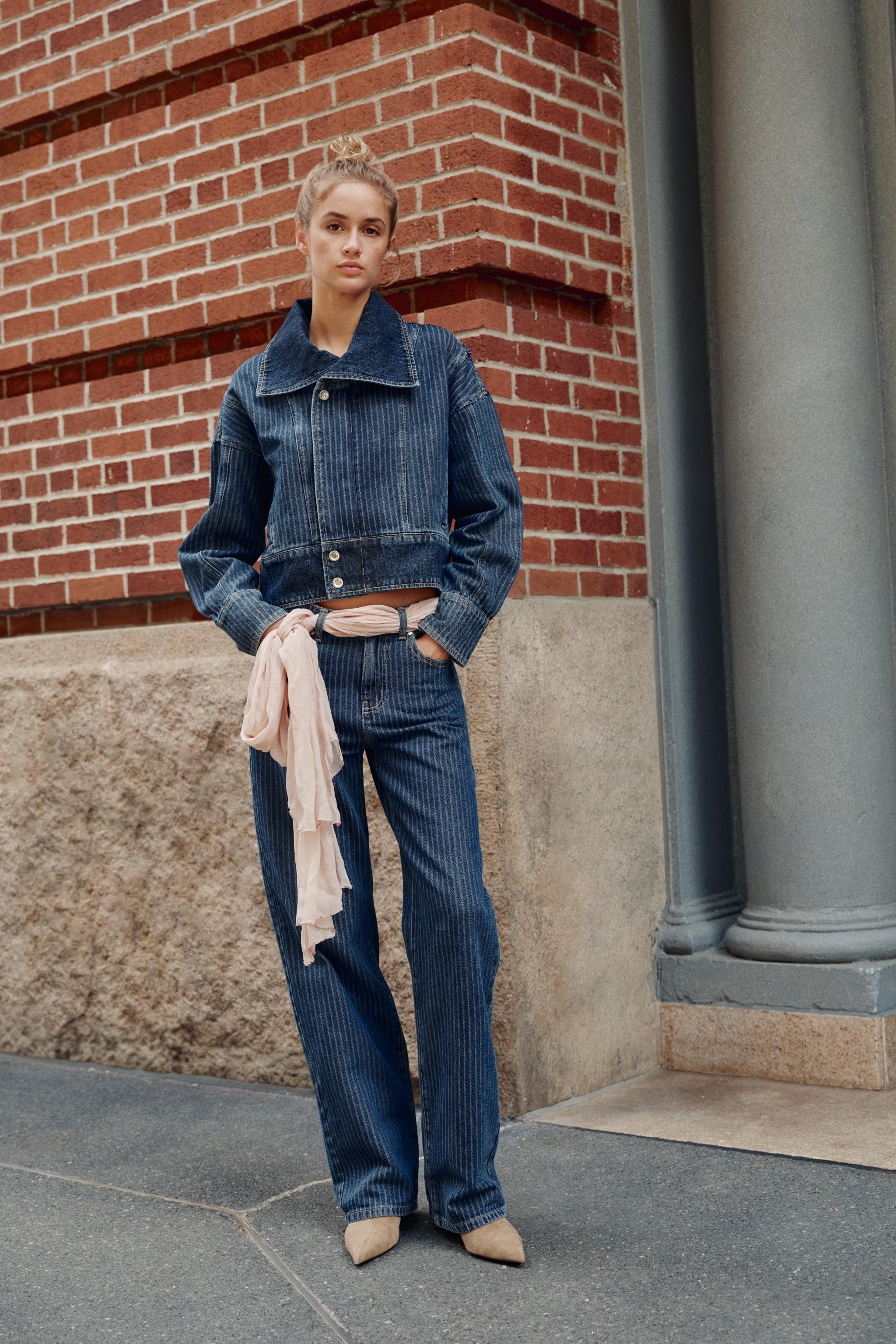 Z1975 STRIPED DENIM JACKET | Zara US