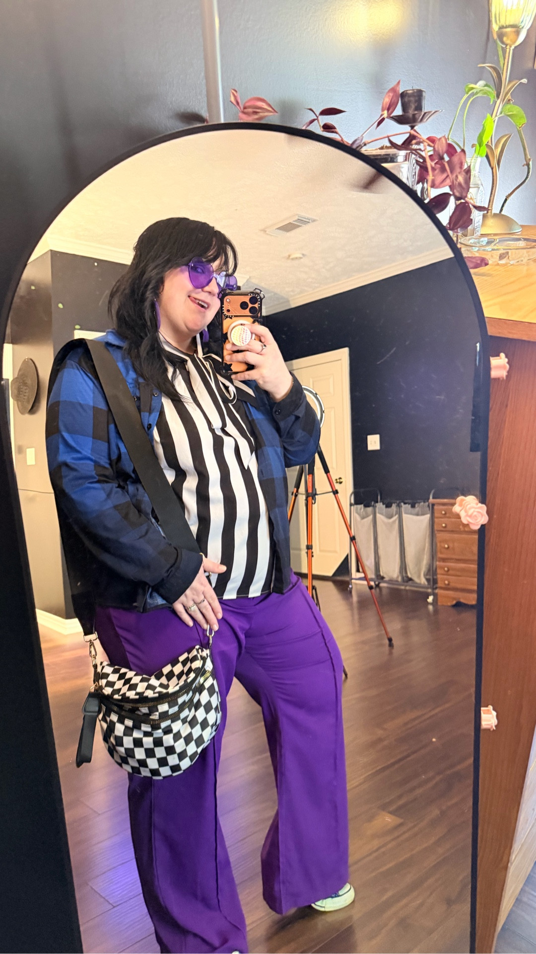 These purple pants are just cute and comfy! I’ve also been loving to clash patterns lately! Fashion is meant to be fun! Whatever fun is for you! 

#LTKootd #LTKPlusSize
