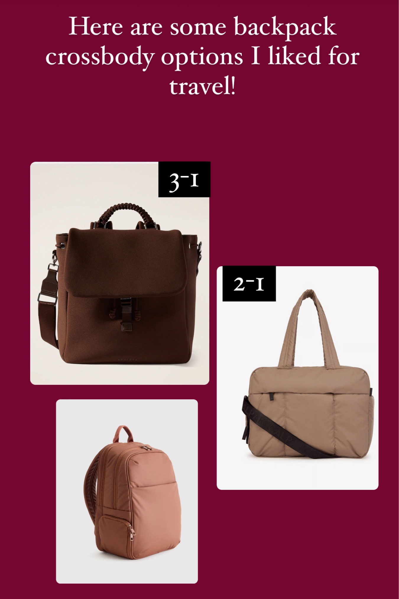 Travel bags 